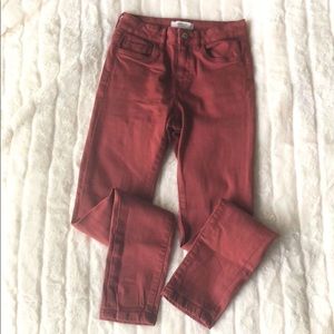Burnt orange high waisted forever 21 pants